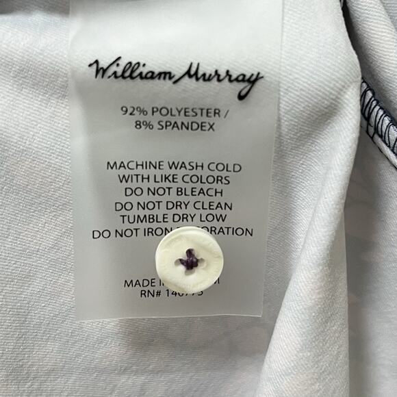 William Murray Womens Floral Golf Polo Mini Dress Size 2X Purple UV Protection - Picture 5 of 6
